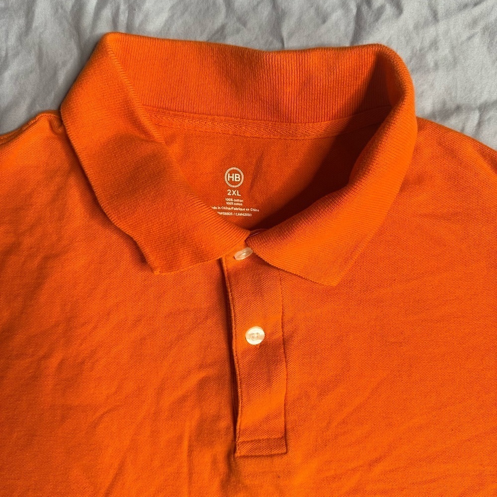 Orange Hubo Boss Polo Shirt - Picture 3 of 10